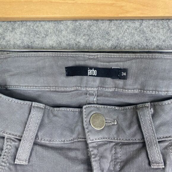 Jarbo Womens High Rise Skinny Long Jeans Size IT 34 Stoney Gray Wash 27x30 MEas - Picture 4 of 13